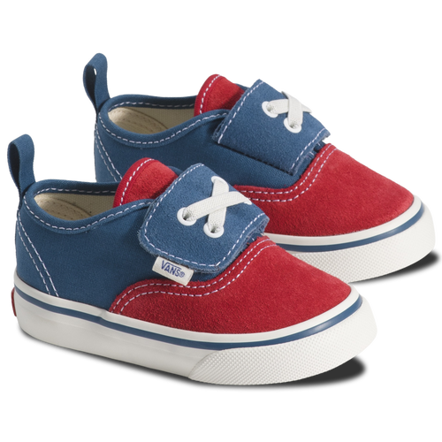 Boys Vans Authentic - Boys' Toddler Shoes Blue/Red Size 10.0