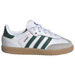 Boys' Toddler - adidas Originals Samba - White/Green/Gum