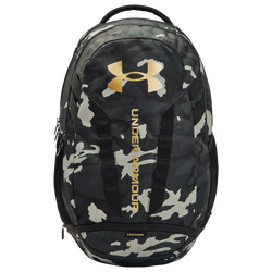 Adult - Under Armour Hustle Backpack 5.0 - Black/Black/Metallic Gold