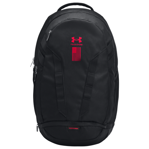 Shop Under Armour Hustle Backpack 5.0 In Red/black/black