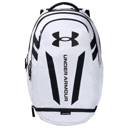 

Under Armour Under Armour Hustle Backpack 5.0 - Adult White/Black/Black Size One Size