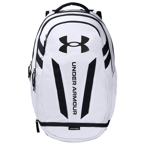 

Adult Under Armour Under Armour Hustle Backpack 5.0 - Adult White/Black/Black