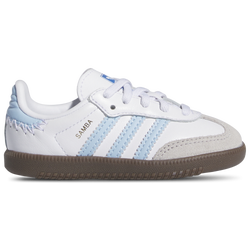 Boys' Toddler - adidas Originals Samba Original  - Blue/Clear Sky/White