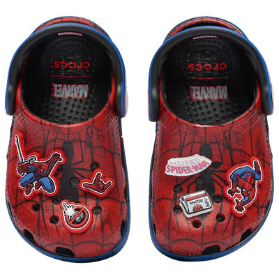 Crocs Classic Clogs Spider-Man Toddler - RED/BLUE