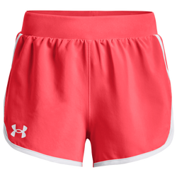 Girls' Grade School - Under Armour Fly By Shorts - White/Beta