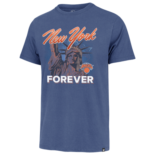 47 Brand Mens New York Knicks Forever Regional Franklin T-Shirt - - Cadet Blue