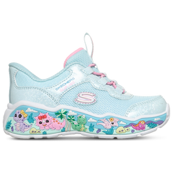 Girls' Toddler - Skechers Dinos Play Scene  - Blue/Multi