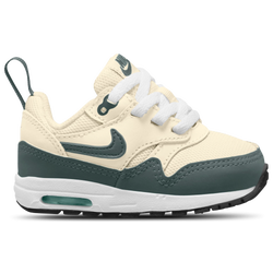 Girls' Toddler - Nike Air Max 1 EasyOn  - White/Green