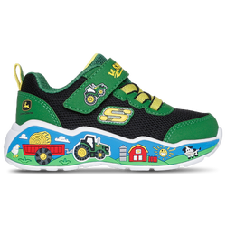 Boys' Toddler - Skechers Play Scene John Deere  - Green/Black/Yellow
