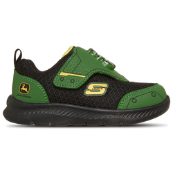 Boys' Toddler - Skechers John Deere Lighted Sneaker - Black/Green