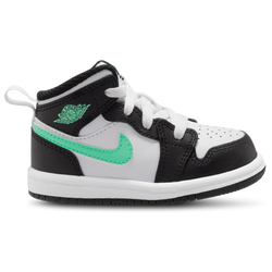 Boys' Toddler - Jordan AJ 1 Mid - White/Green/Black