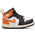 Jordan AJ 1 à mi-cheville - Garçons, bambin Blanc/Étoile de mer/Noir