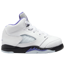 Boys' Toddler - Jordan Retro 5 - White/Black/Purple