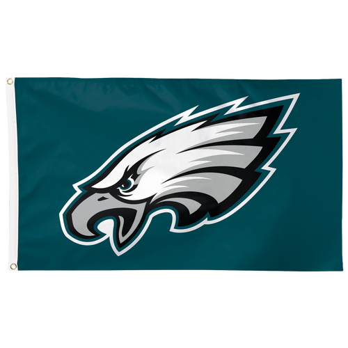 Womens Philadelphia Eagles WinCraft Philadelphia Eagles 3x5 Deluxe Flag - Adult - Midnight Green / Black / Silver