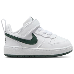 Boys' Toddler - Nike Court Borough Low Recraft  - White/Vintage Green