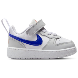 Boys' Toddler - Nike Court Borough Low Recraft  - White/Racer Blue/Grey