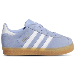 Boys' Toddler - adidas Originals Gazelle  - White/Blue/Tan