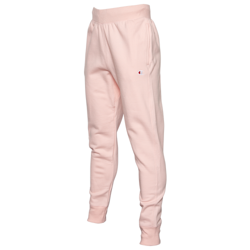 

Champion Mens Champion Reverse Weave Joggers - Mens Pink/White Size L