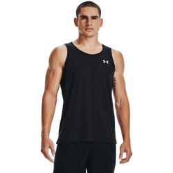 Men's - Under Armour Streaker 2.0 Singlet - Black/Black/Reflective