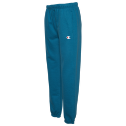 Women's - Champion Reverse Weave Boyfriend  Fleece Pants - Teal