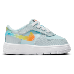 Boys' Toddler - Nike Air Force 1 Low EasyOn LV8 3 - Yellow/Orange/Blue