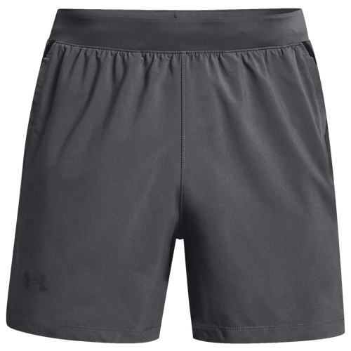 

Under Armour Mens Under Armour 5" Launch Stretch Woven Run Shorts - Mens Pitch Gray/Reflective Size S