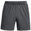 Under Armour 5" Launch Stretch Woven Run Shorts - Men's Pitch Gray/Reflective