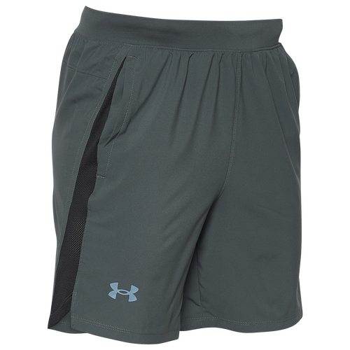 

Under Armour Mens Under Armour 7Launch Stretch Woven Run Shorts - Mens Pitch Gray/Pitch Gray/Reflective Size XXL