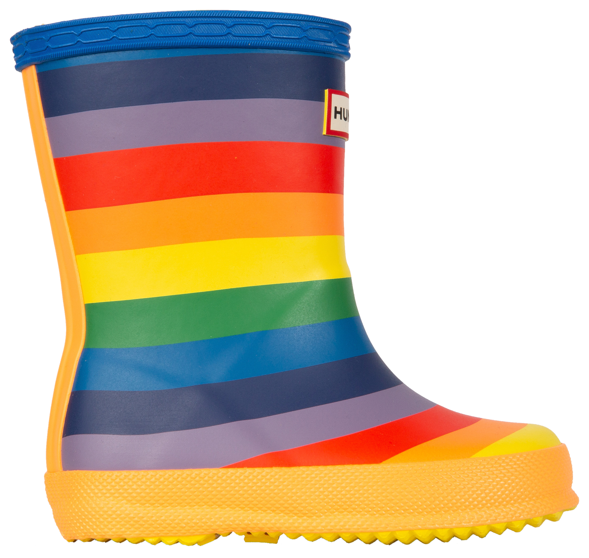 Hunter Kids First Classic Rainbow Print Multi Rubber Rain boots