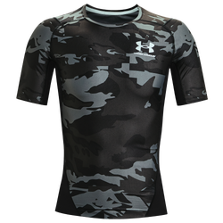 Men's - Under Armour ISOChill Compression S/S Football T-Shirt - Black Camo