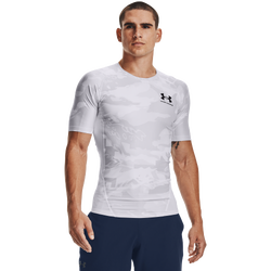 Men's - Under Armour ISOChill Compression S/S Football T-Shirt - Grey Camo