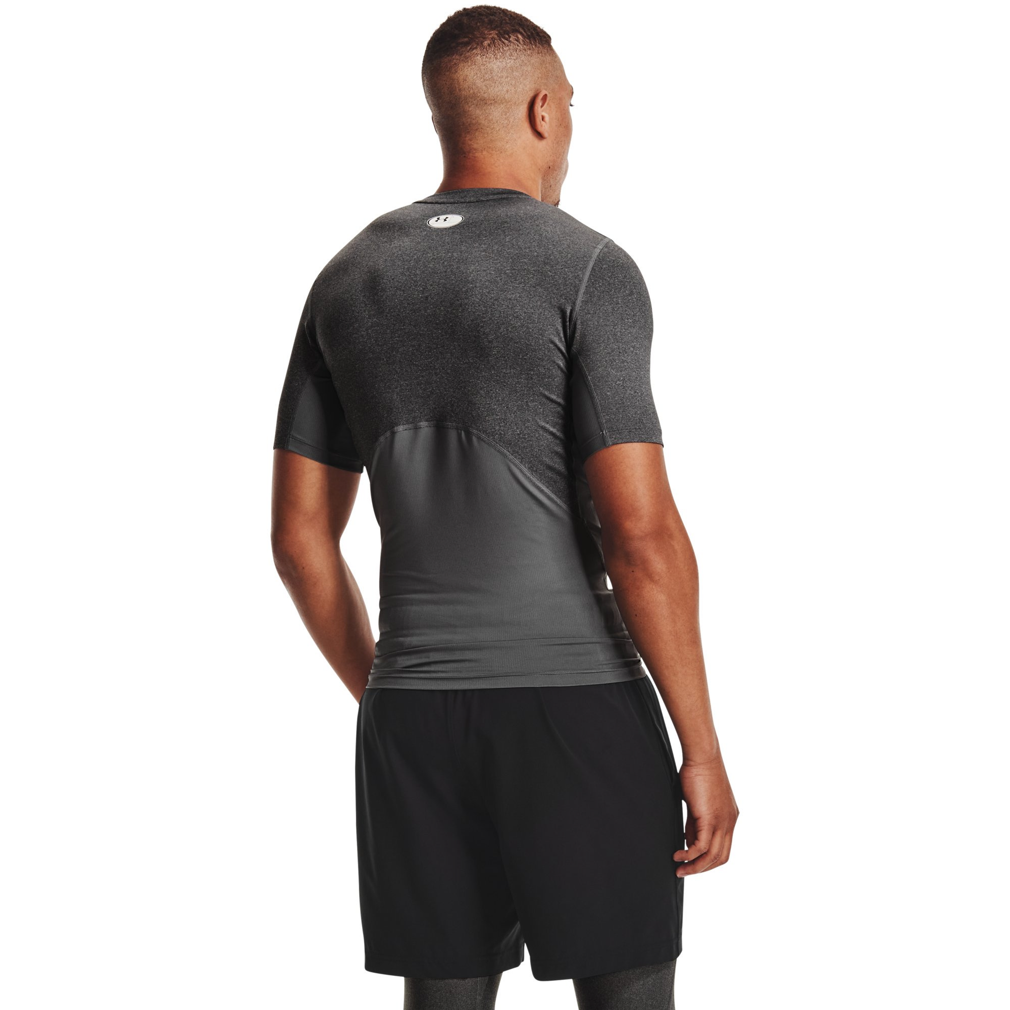 Under Armour HeatGear Compression Muscle Tee Black 1361522-001 - Free  Shipping at LASC