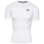 Under Armour HeatGear Armour Compression S/S Football T-Shirt - Men's White/Black