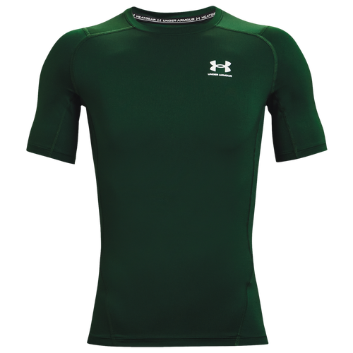 MENS - Under Armour HeatGear Armour Compression S/S Football T-Shirt - Green