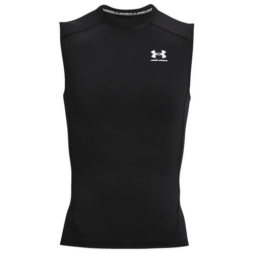 

Under Armour Mens Under Armour HeatGear Armour Compression S/L Shirt - Mens White/Black Size S