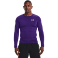 Under Armour HeatGear Armour Comp L/S T-Shirt - Under Armour Purple/White