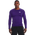 Under Armour HeatGear Armour Comp L/S T-Shirt - Men's White/Purple