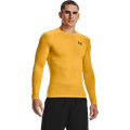 Under Armour HeatGear Armour Comp L/S T-Shirt - Under Armour Steeltown Gold/Black