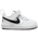 Nike Court Borough Recraft à tige basse - Garçons, bambin Noir/Blanc