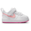 Nike Court Borough Low Recraft  - Girls' Toddler Orange/White/Pink