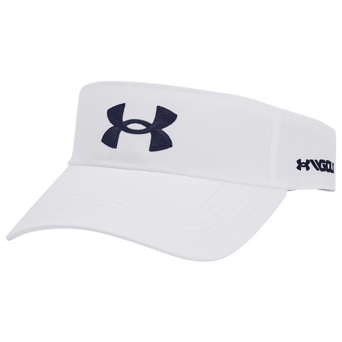 

Under Armour Mens Under Armour Golf96 Visor - Mens White/Midnight Navy Size One Size