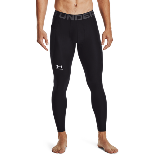 

Under Armour Mens Under Armour HG Armour 2.0 Compression Tights - Mens Black/White Size XXL