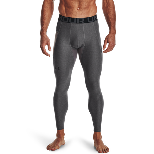 MENS - Under Armour HG Armour 2.0 Compression Tights - Carbon Heather/Black