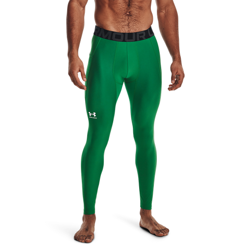 MENS - Under Armour HG Armour 2.0 Compression Tights - Team Kelly Green/White