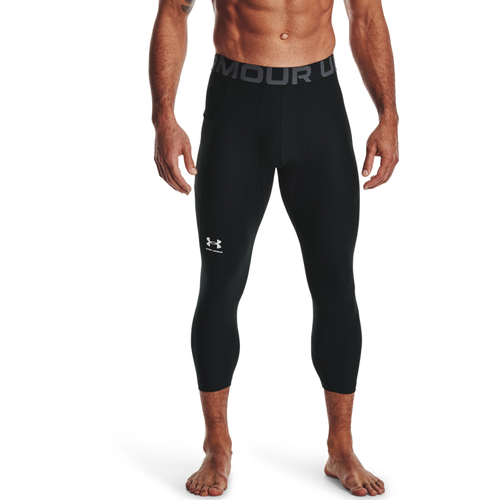

Under Armour Mens Under Armour HG Armour 2.0 3/4 Compression Tights - Mens Black/White Size S