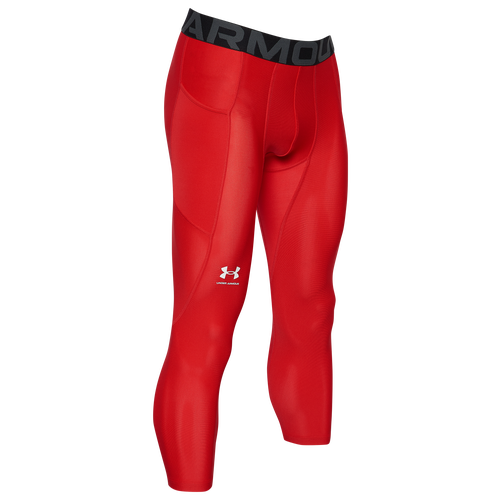 MENS - Under Armour HG Armour 2.0 3/4 Compression Tights - White/Red