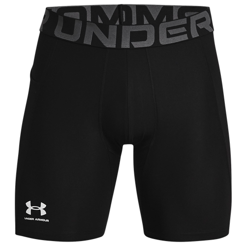 

Under Armour Mens Under Armour HG Armour 2.0 6" Compression Shorts - Mens Black/White Size XXL