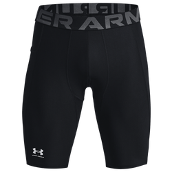 Men's - Under Armour Heatgear Armour 9" Compression Shorts  - White/Black