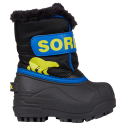 Boys' Toddler - Sorel Snow Commander  - Black/Blue