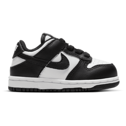 Boys' Toddler - Nike Dunk Low  - Black/White/White